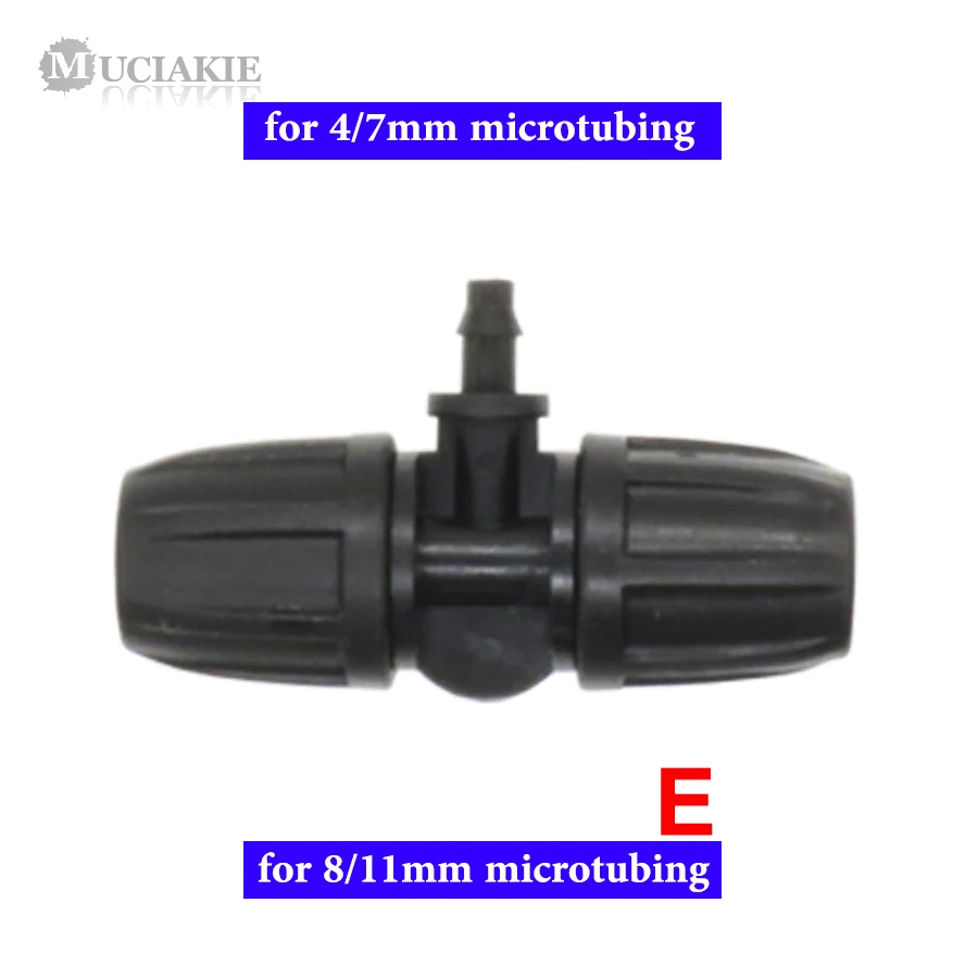 MUCIAKIE 1 шт. 3/8 ''(8/11 мм) Стопорная гайка садовый водяной соединитель для 4/7 мм