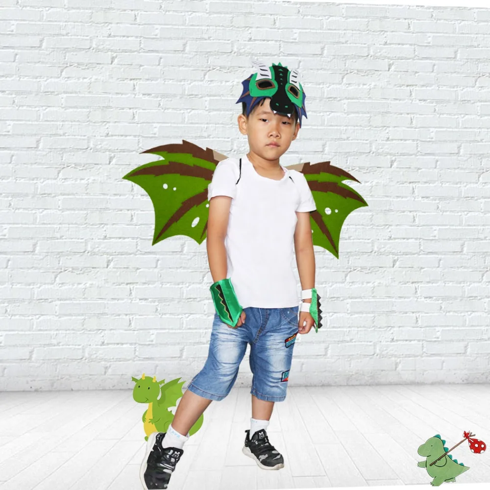 Специальный безопасный легкий костюм с изображением динозавра для мальчиков 2 5