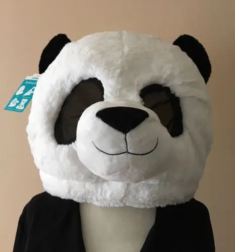 Большая плюшевая маска на голову Panda Maskimals Косплей для взрослых Новое поступление