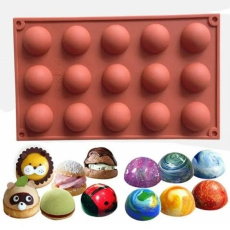 Силиконовая форма для тортов с 15 \ 24 полостями кексов шоколадных печенья помадки