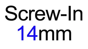 Screw In 14mm Розничная, 20 штук = 10 пар, симметричные силиконовые носоупоры для очков, Размер 11 мм, 12 мм, 13 мм, 14 мм, 15 мм - Цвет: Screw In 14mm