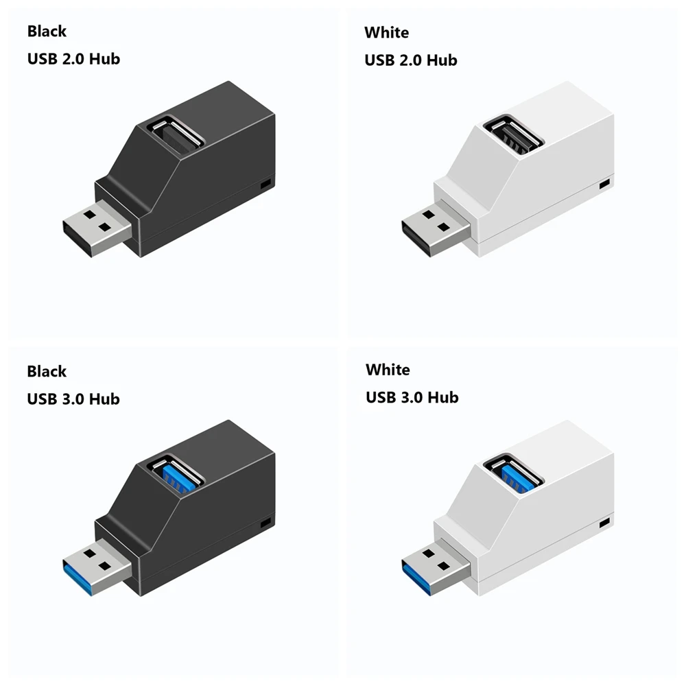 Универсальный мини 3 порта USB 0 концентратор Высокоскоростной разветвитель
