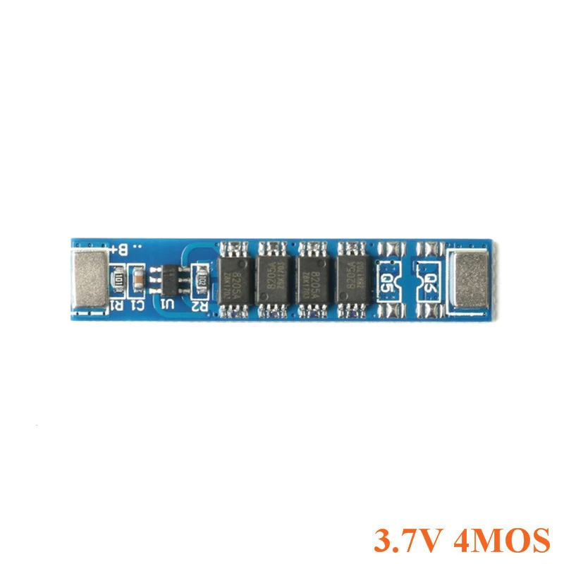 10 шт. защитная плата литиевого аккумулятора 1S 3 7 в 3MOS 4MOS 6MOS 18650 литий ионная