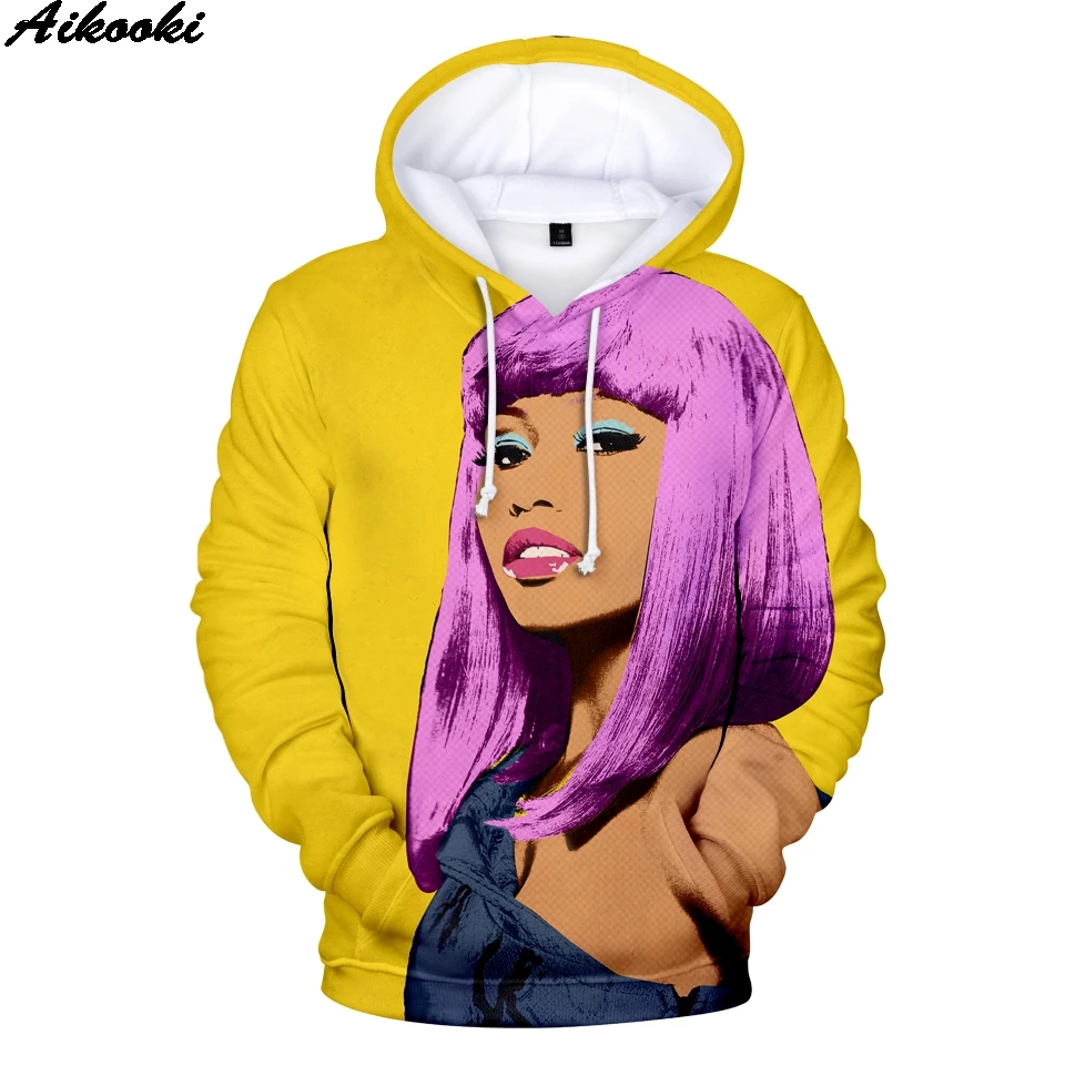 Nicki Minaj 3D толстовки Для мужчин/Для женщин модная одежда цветной печати модные