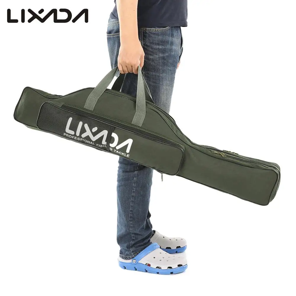 Lixada сумка для рыбалки портативная складная удочки рыболовная удочка 100 см/130 см/150