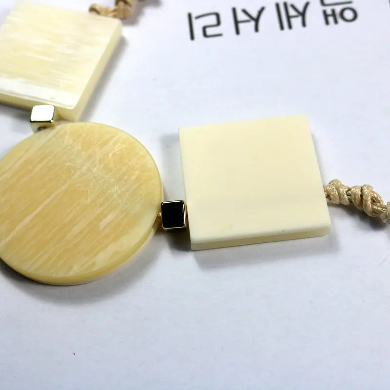 В винтажном стиле Роскошные Смола Подвеска для женщин ожерелье в богемном