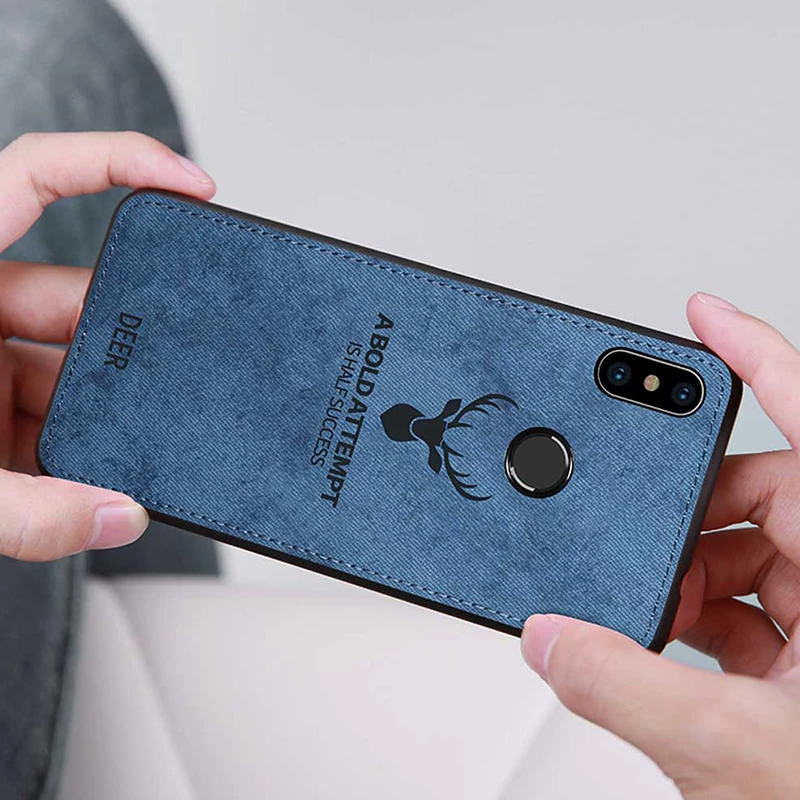 Case For Xiaomi Redmi Note 6 Pro Soft Fabric TPU Silicone Bumper Cover |