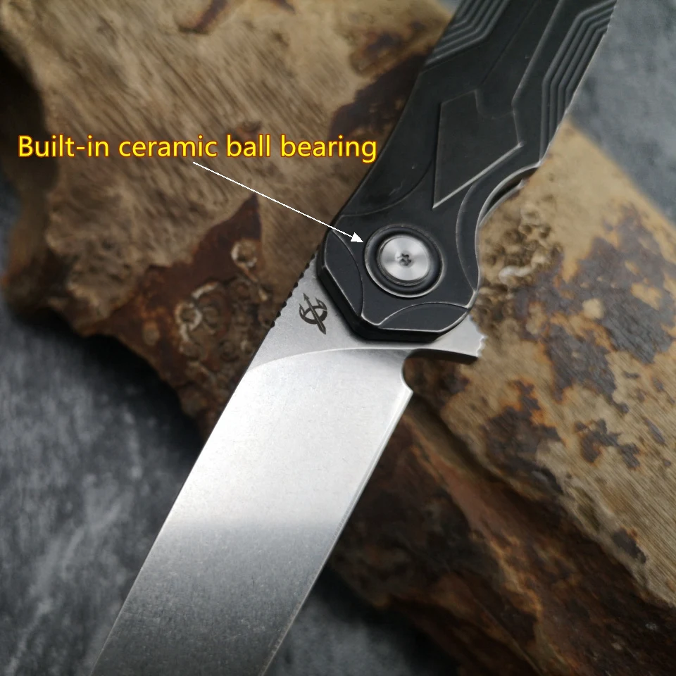 TUWO fine EDC портативный складной нож S35VN стальной порошок открытый мини-нож в виде ключа шарикоподшипник титановый сплав складной нож