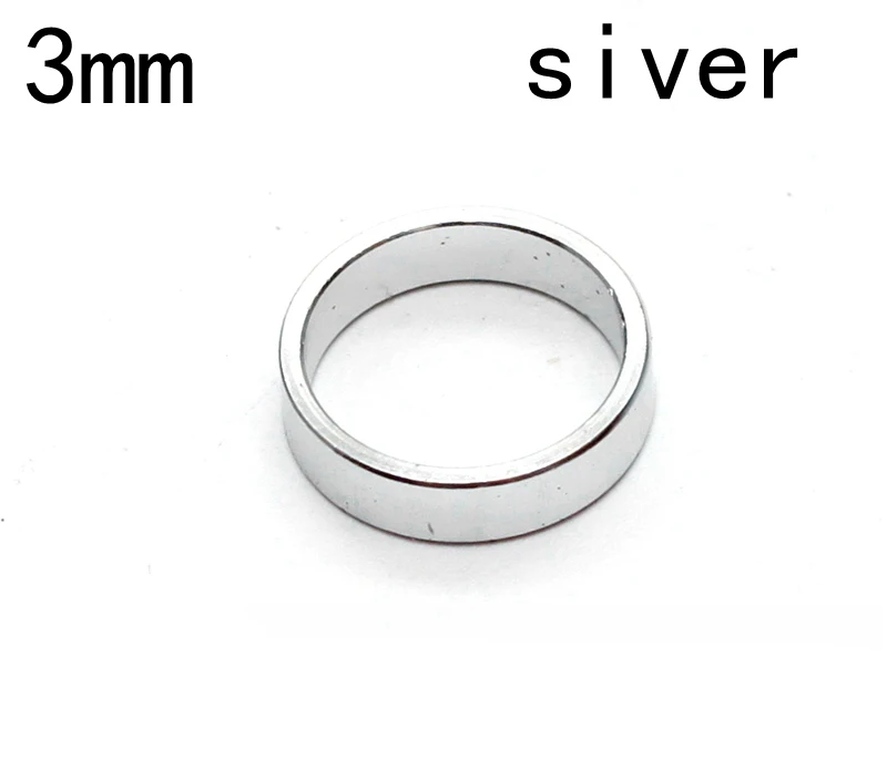 5pcs silver 3mm 5 шт., сплав, велосипедная цепь, болты, прокладка-разделитель 1 мм 2 мм 3 мм для велосипеда, винты на звездочку, шатун со звездами для велосипеда, запчасти - Цвет: 5pcs silver 3mm