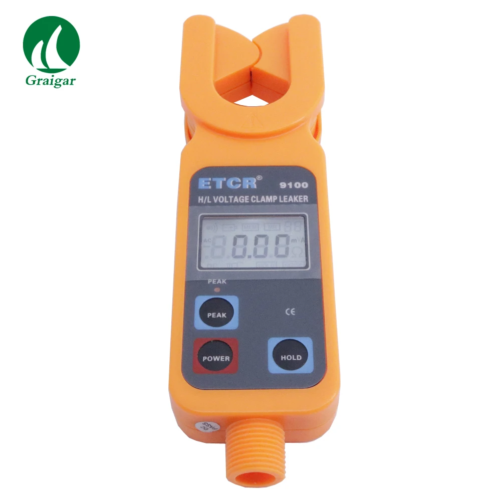 

AC Current Monitor AC Leakage Current H/L Voltage Clamp Meter ETCR9100 With Digital Ammeter