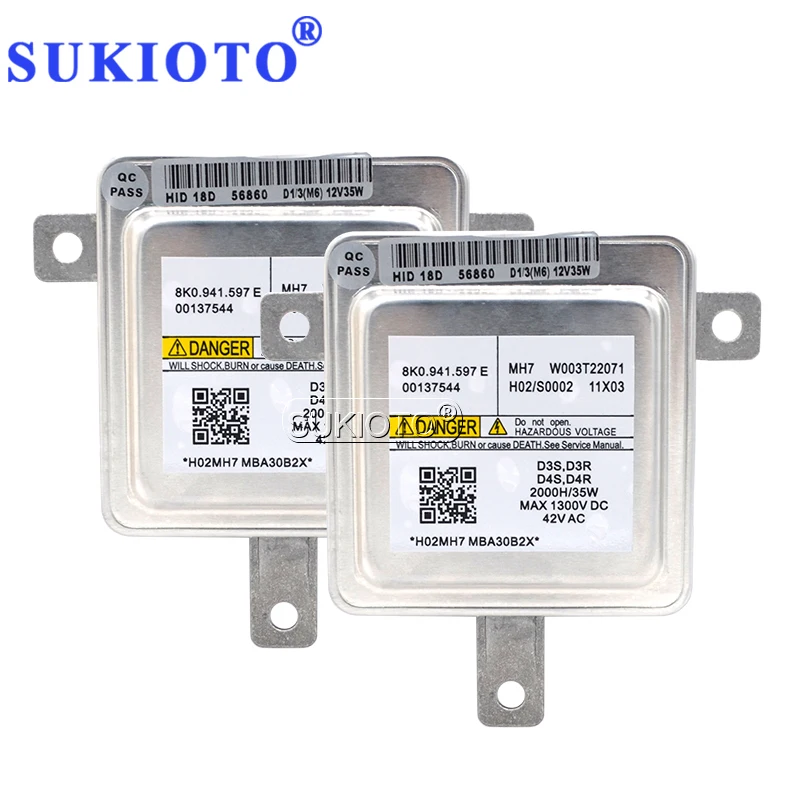 Новинка от SUKIOTO ксеноновый балласт для автомобильных фар D3S D4S OEM 8K0941597E W003T22071 35 Вт