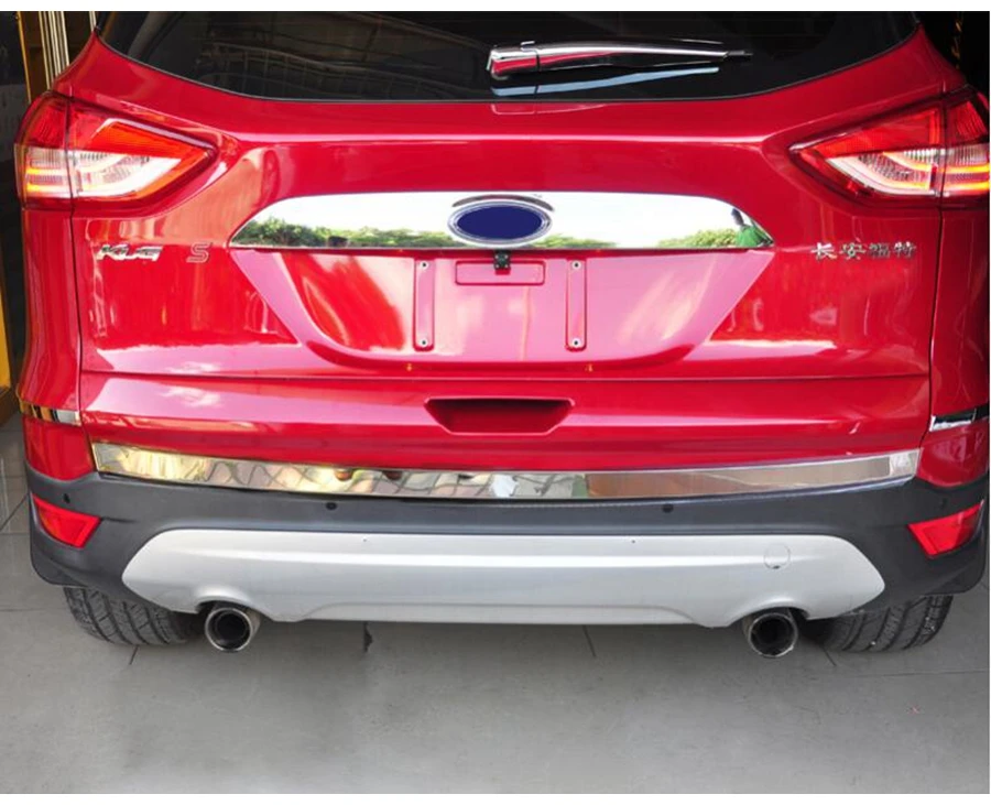 Аксессуары для Ford Kuga Escape 2013 Задняя Крышка багажника Крышка Багажника дверная ручка формовочная крышка багажника комплект отделки
