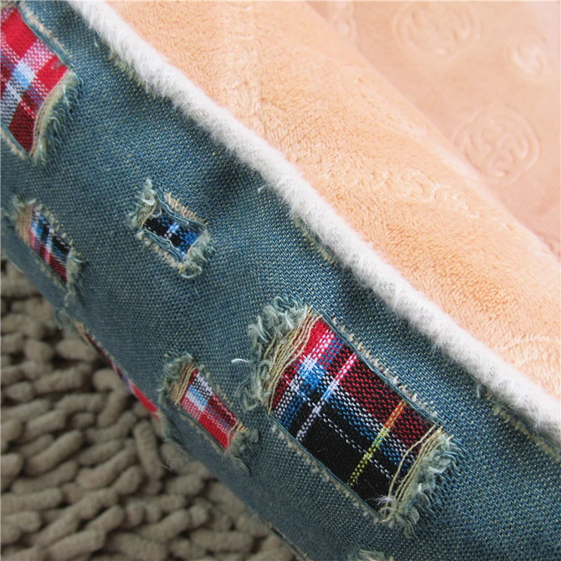 4 Sizes Pets House Pet Beds Plus Size Dogs Warm Soft Dog High Quality PP Cotton For Small Medium Large Cats | Дом и сад