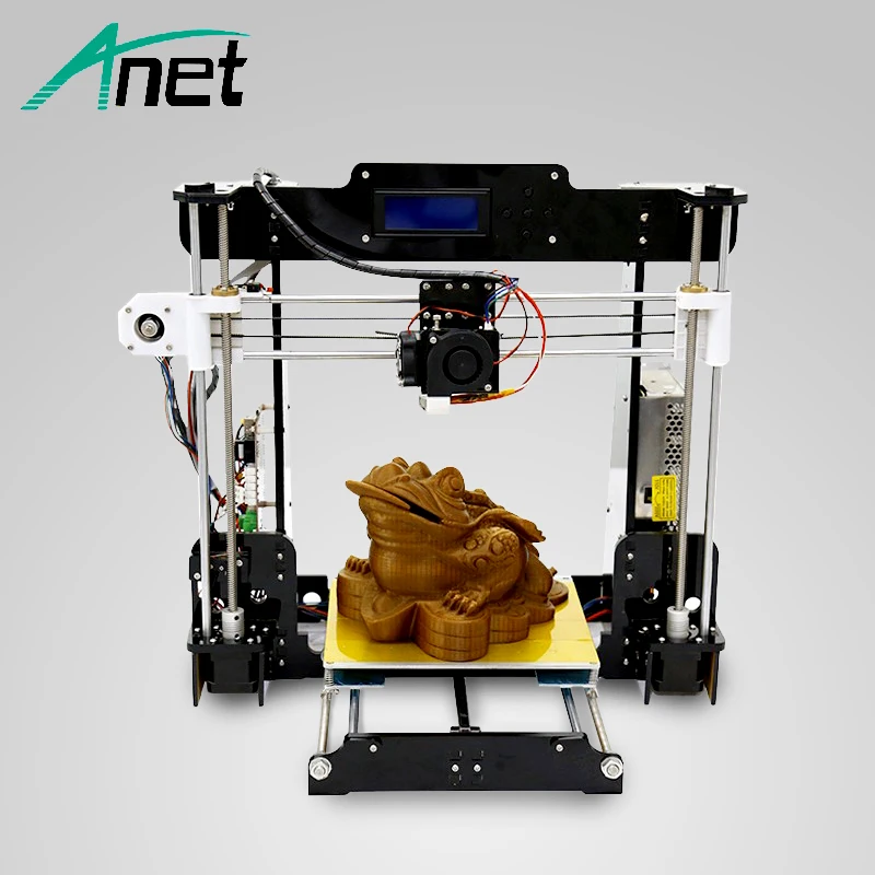 Anet A8 3D принтер Высокая точность простая сборка DIY комплект Высокое качество