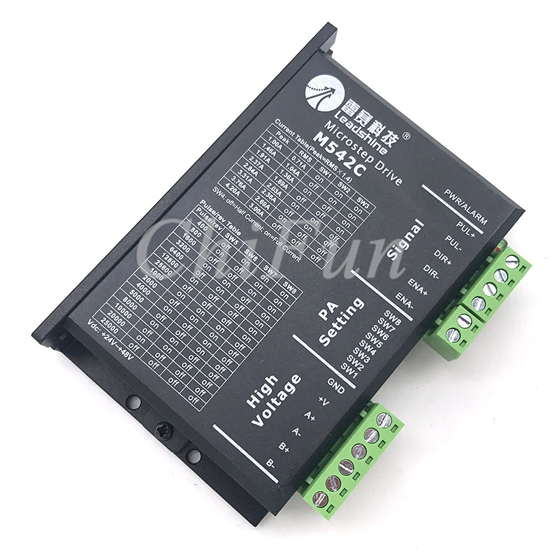 Оригинальный Leadshine 2 фазный аналоговый шаговый двигатель драйвер M542C Max 50 VDC 4.2A для