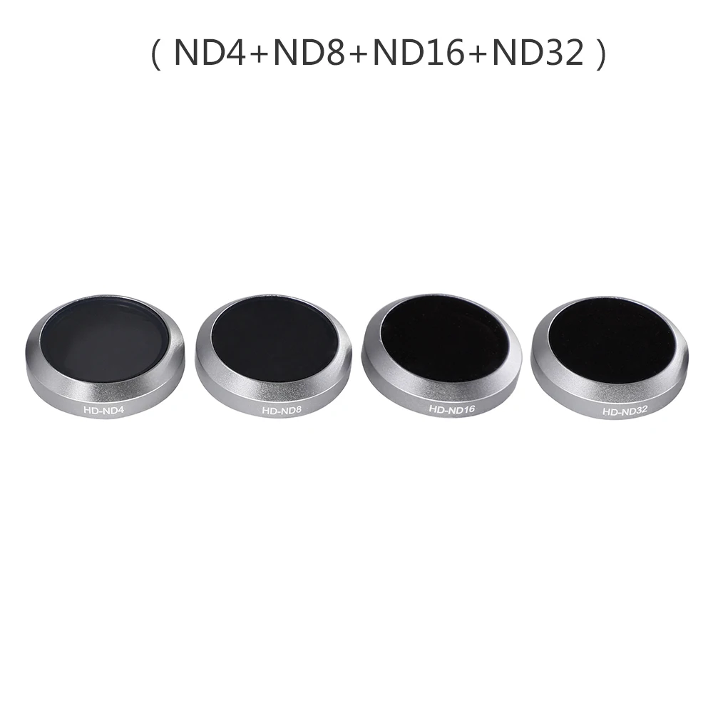 ND4 ND8 ND16 ND32 Объектив для беспилотника фильтр Gimbal камера для DJI Mavic 2 ZooM UV CPL ND4 ND8 ND16 ND32 стекло нейтральная плотность поляризационный светильник фильтр - Color: ND4 ND8 ND16 ND32