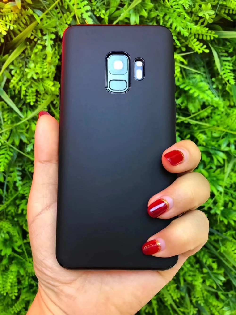 Магнитный чехол для Samsung Galaxy S9 мягкий силиконовый S9Plus автомобильного держателя