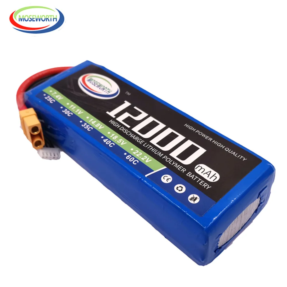 Аккумулятор LiPo 3S 11 1 В 12000 мАч 25C 35C для радиоуправляемого самолета вертолета