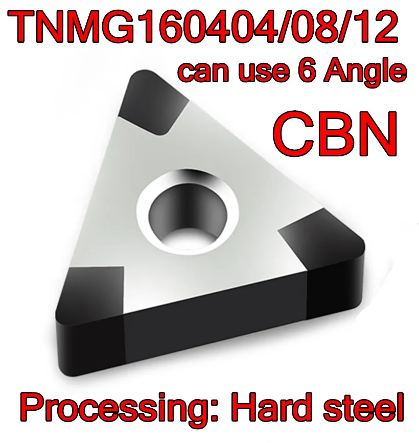 TNGA = TNMG160404/08/12 может использоваться 6 углов HRC55 65 CBN нитрид бора обработка карбидных
