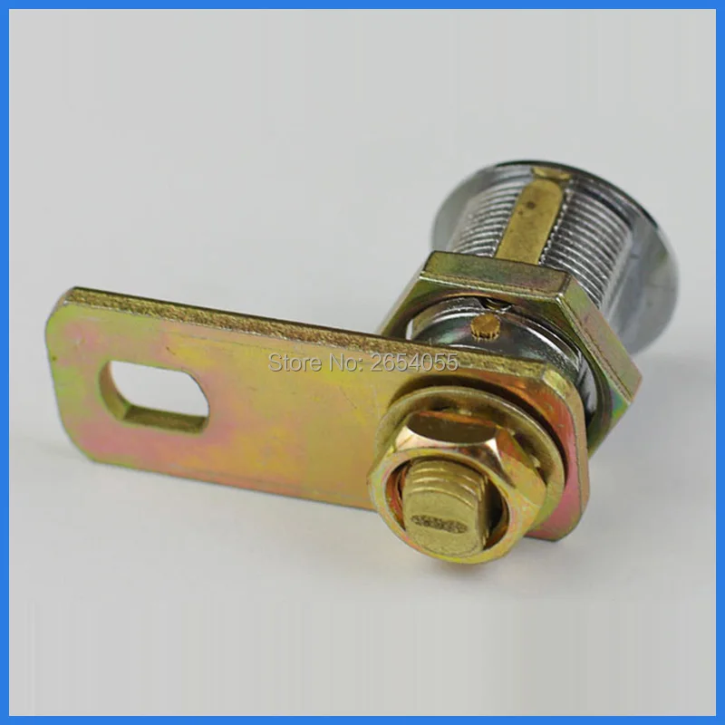 5 шт. 22 мм с защитой от просверления четверть поворота плоский ключ cam lock