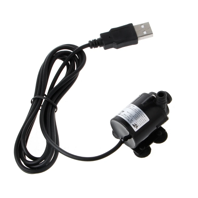 DC 5В безщеточный Водяной насос USB зарядное устройство солнечной Мощность горячей