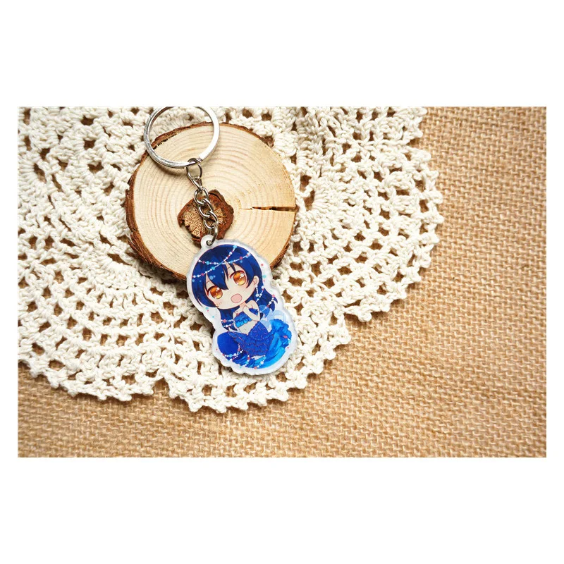 9 шт./компл. аниме брелок Love Live! Косплей Русалка Кодори Umi Maki Kawaii Подвеска Portachiavi