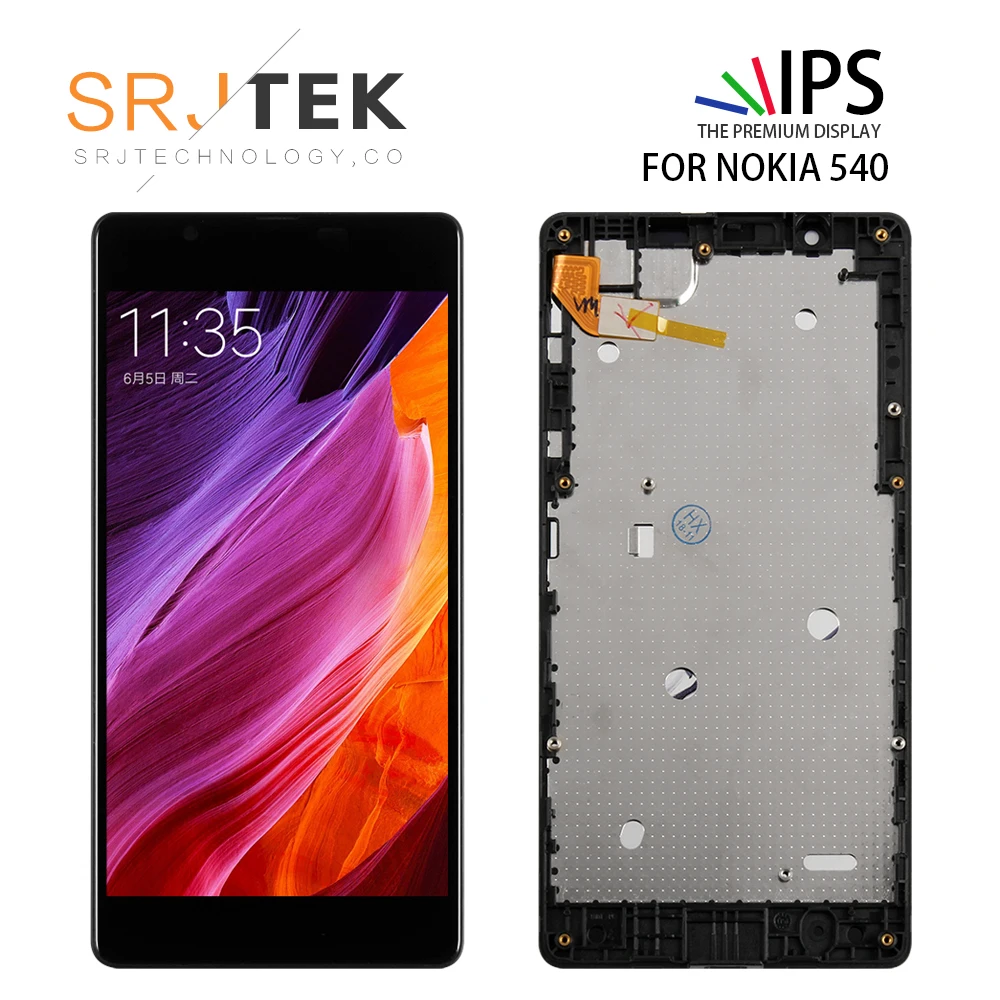 Оригинальный 5 0 &quot1280x720 IPS LCD для NOKIA Microsoft Lumia 540 ЖК дисплей сенсорный экран
