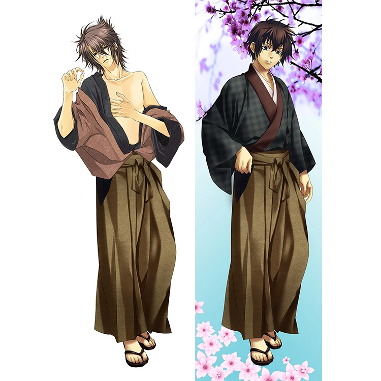 Hakuoki~ Синсэнгуми Китан наволочка с рисунком из аниме косплея Hakuouki человек hakuoki Прохладный Chizuru Yukimura& Тошизо Хиджиката тела наволочка