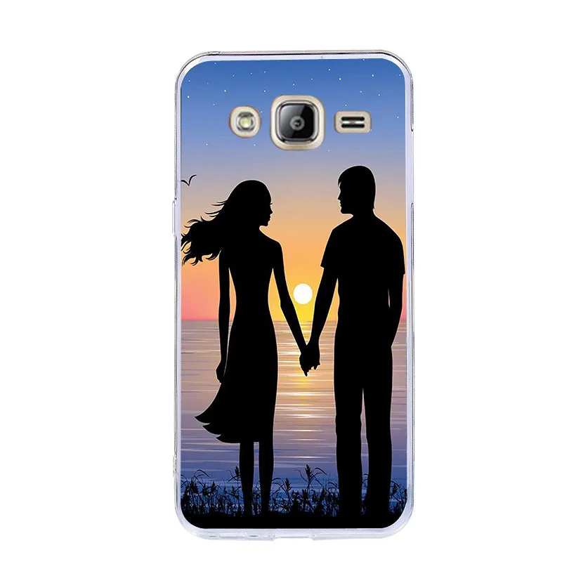 Сумка для samsung Galaxy J1 J3 J5 2016 J120F Чехол Мягкий ТПУ принципиально Coque чехол 6 |
