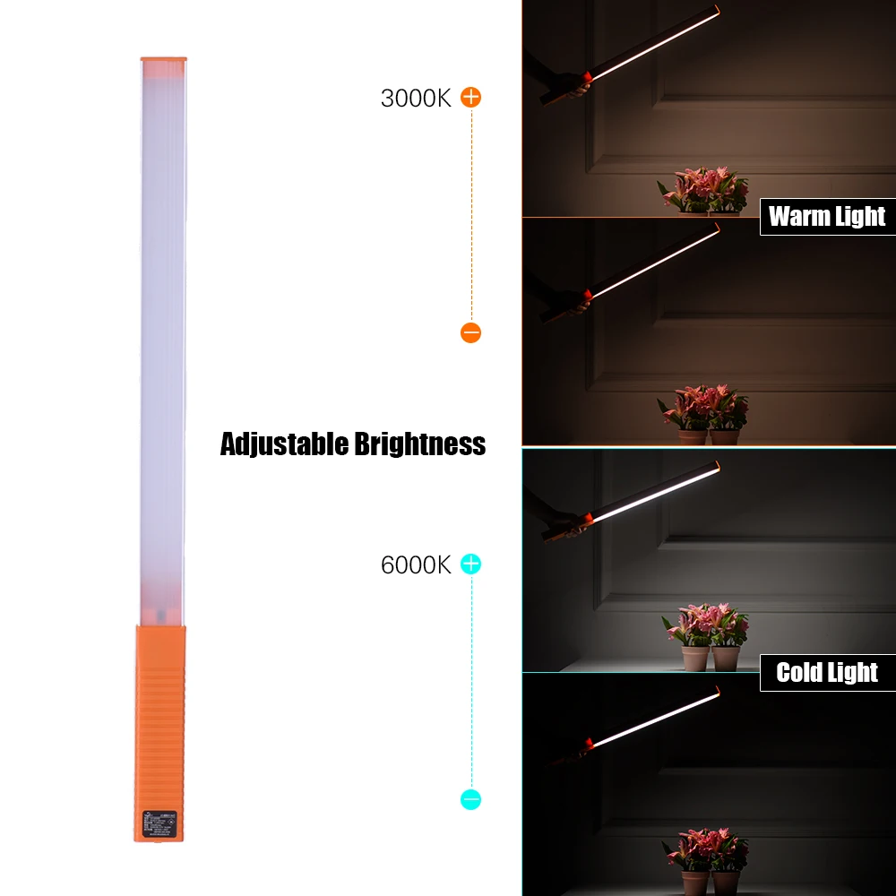 Портативная портативная Светодиодная лампа для видеосъемки со льдом