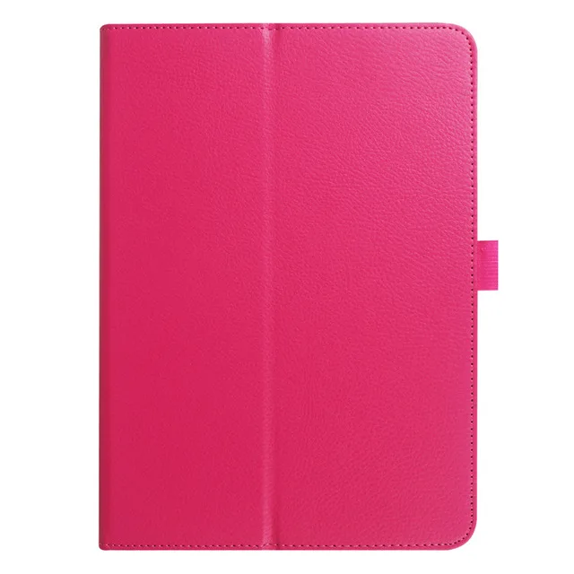 Rose Red Чехол для Galaxy Tab S3 9,7 SM-820 SM-T825 тонкий складной флип-чехол с подставкой из искусственной кожи чехол для samsung Galaxy Tab S3 9,7 T820 T825 - Цвет: Rose Red