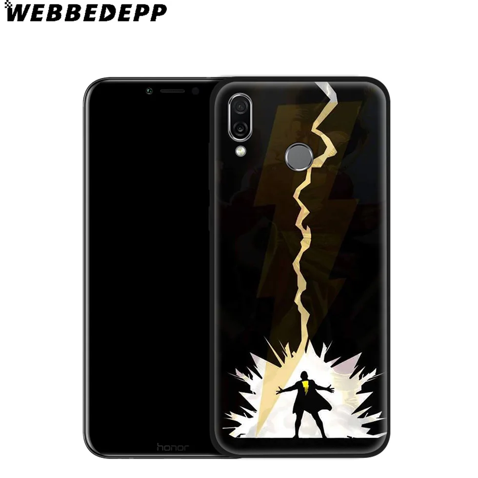 WEBBEDEPP Shazam Superheroes мягкий чехол для Huawei P8 P9 P10 P20 P30 Lite Pro P Smart Z Plus 2019 Y6 Prime 2018 2017 Mini |