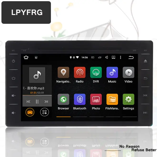Android 10 0 Авто ПК автомобильный DVD GPS для Toyota Hilux 2016 2017 с 4G WiFi DAB цифровое радио FM Bluetooth