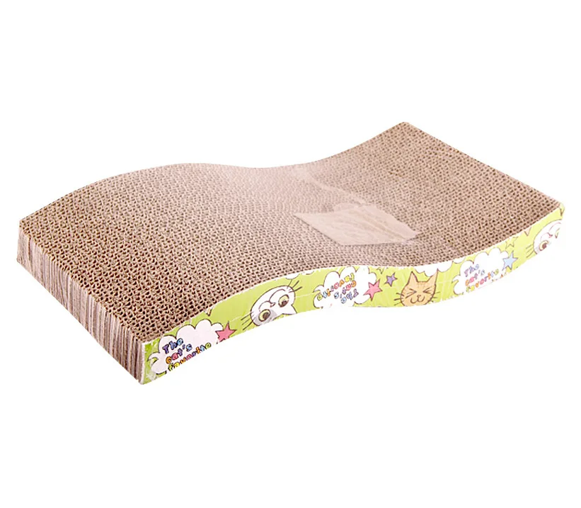 S образная кошачья Когтеточка С Кошачьей Мятой домашняя ручной работы