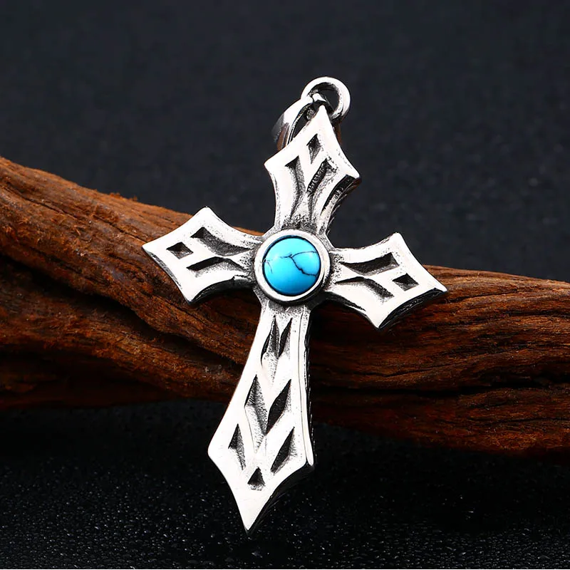 Красивая подвеска-ожерелье с красным/синим камнем для мужчин и женщин крутая