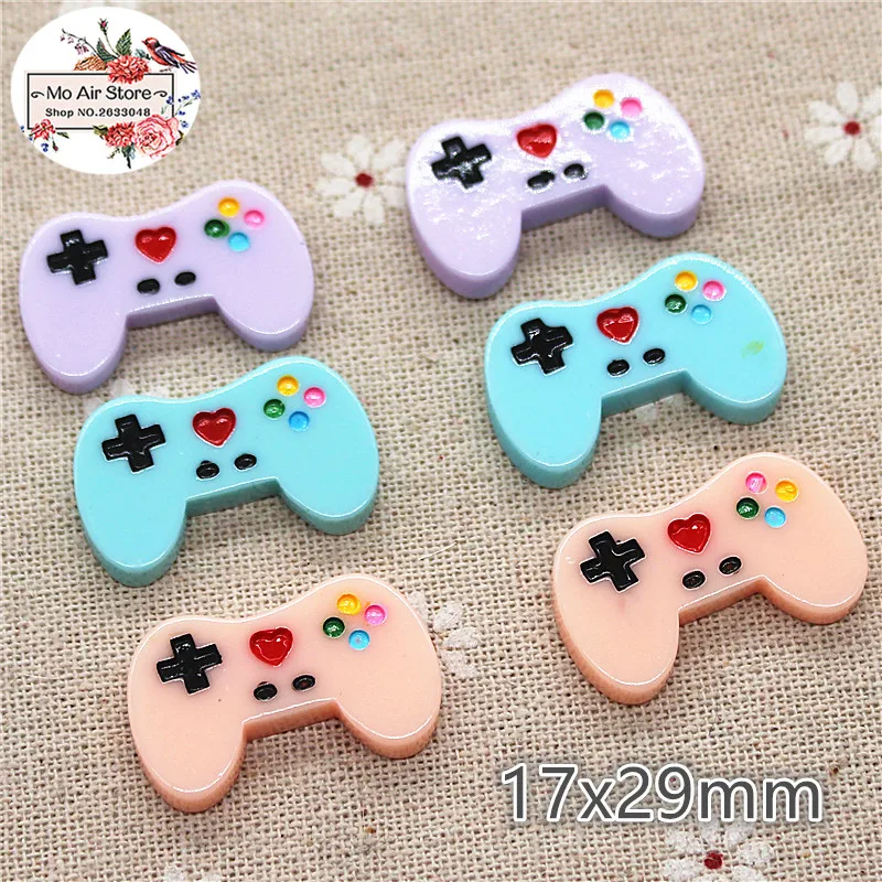 

Резиновый геймпад, плоская спина, кабошон, украшение для рукоделия, 17x29 мм, 10 шт.
