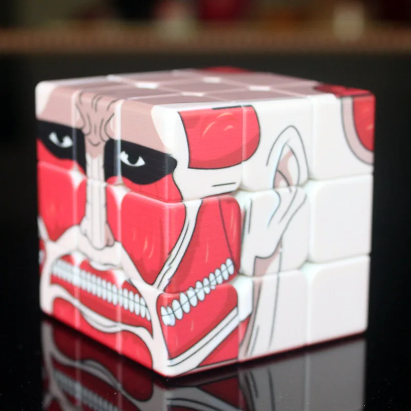 Пользовательские кубики с УФ принтом 3x3x3 магический куб 5 7 см 3*3*3 Stickerless Cubo Magico