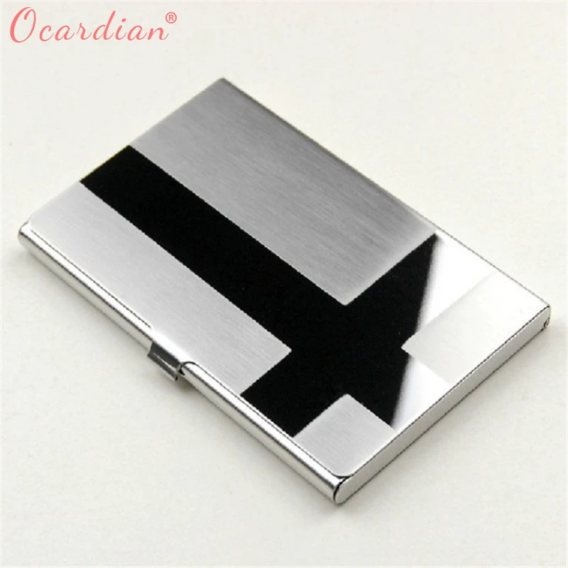 OCARDIAN Preferential 2018 Steel Silver Aluminium Holder Case Cover Business ID Name Credit Card Hot INS Drop | Багаж и сумки