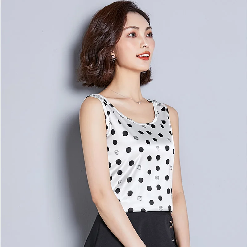 Женские летние топы шифоновые блузки и рубашки женская имитация шелка блузка без