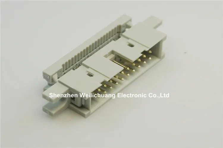 5 шт. штекеры для плоского кабеля с ушками 0 100 мм 2 54 мм|connector flat|connector 1.27connector header |