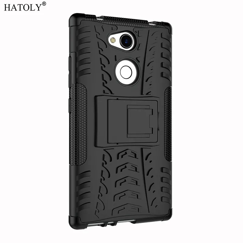 Чехол HATOLY для Sony Xperia L2 силиконовый и пластиковый чехол Kickstand Funda H3311 5 5&quot |