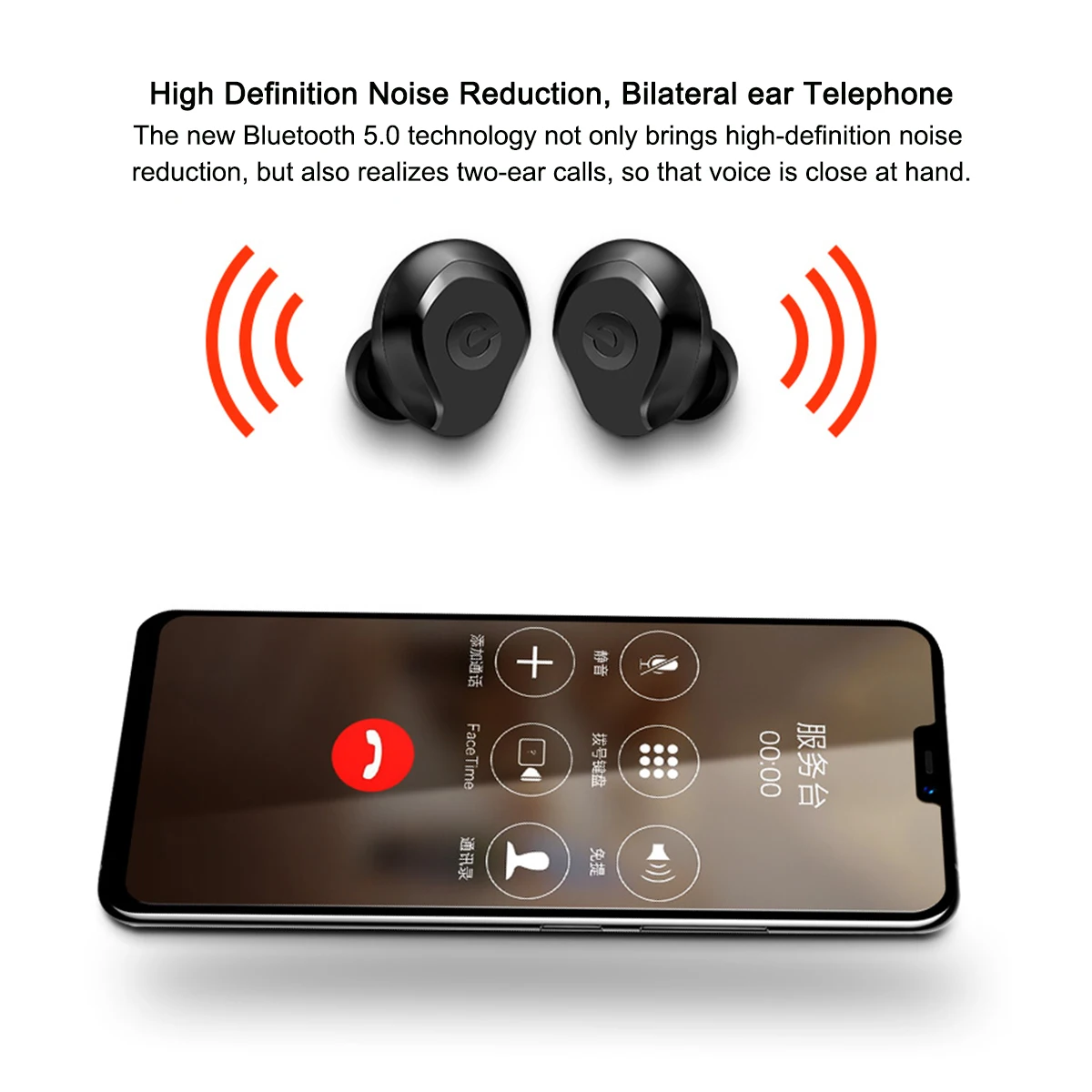 Беспроводные наушники CVC 8 0 bluetooth 5 TWS умные для сенсорного экрана IPX7