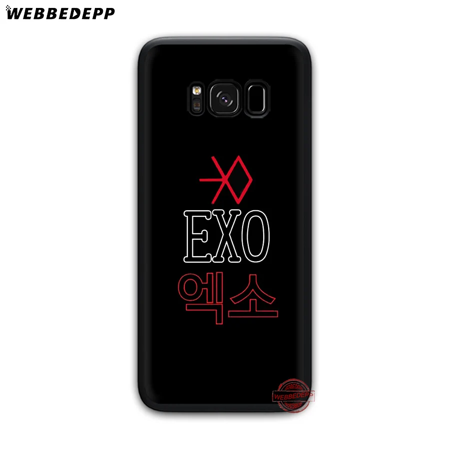 WEBBEDEPP Kpop exo Lucky one Soft Case for Samsung A6 A7 A8 A9 J6 2018 S6 S7 S8 S9 S10E S20 Ultra Note 8 9 10 Lite Plus | Мобильные