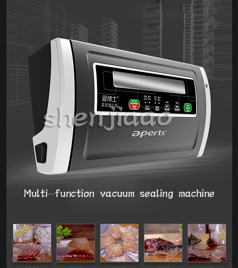 VS5500 вакуумная упаковка машина бизнес-пластиковые домой вакуум запайки Мешок вакуумный упаковщик Еда вакуумный упаковщик 1 шт