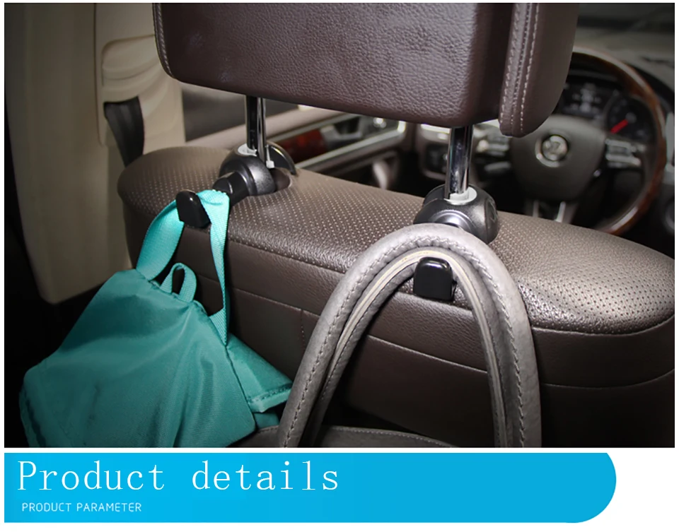 2Pcs Car Seat Back Hook On-board Sundry Internal Decoration For Toyota Verossa Vios Vitz WiLL Cypha Windom Yaris Highlander | Автомобили и