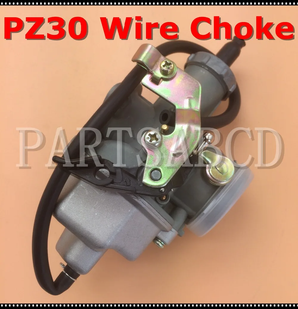Карбюратор 30 мм для Taotao SunL JCL Quad 4 тактный PZ30 200cc 250cc китайский ATV Байк с рычагом
