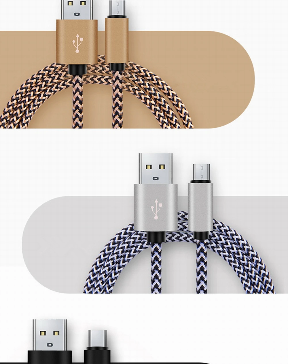 Металлический Плетеный Micro USB кабель синхронизации данных и зарядки для Redmi 5 Plus 6A 6 Pro Note 2 3 4 4X 5A быстрое зарядное устройство для телефона Android USB кабель