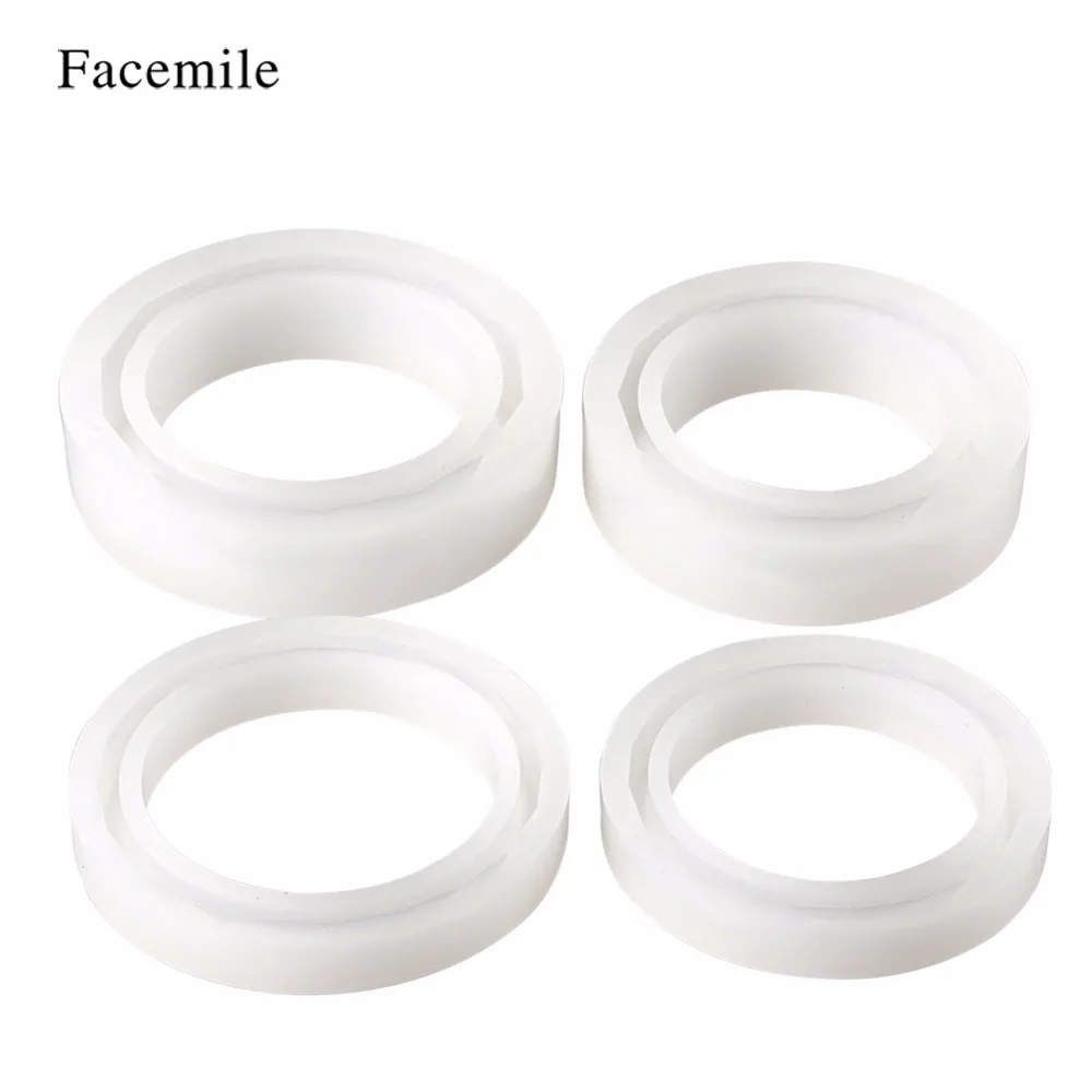 Facemile 1 шт Силиконовые смолы литье Круглый браслет форма для браслетов ювелирные