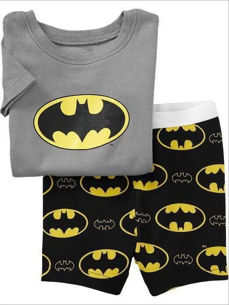 New Arrivals 2pcs Baby Boys Kids Children Short Sleeve Cartoon Pajamas Sleepwear Homewear T-shirt Top Pants Clothing Sets SP24 | Детская