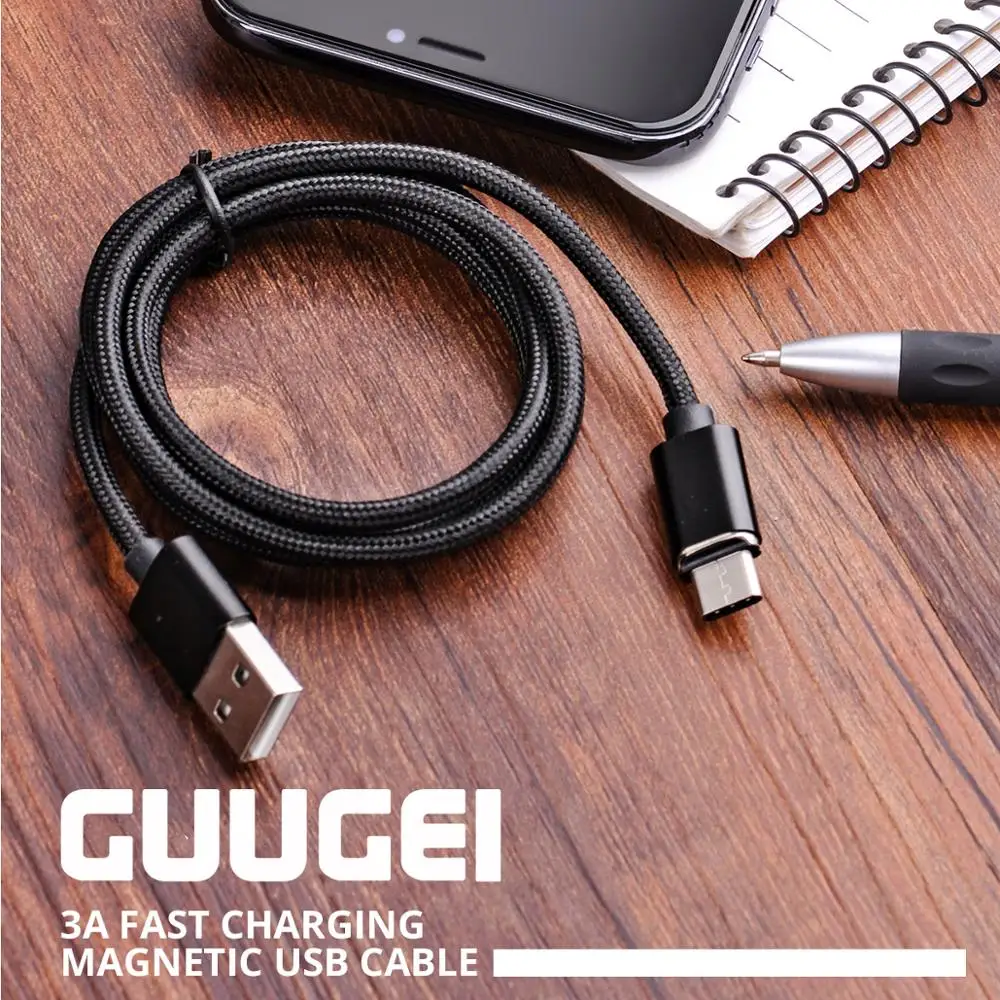 Магнитный зарядный кабель USB Type-C быстрая зарядка кабели 3 0 типа C быстрое зарядное